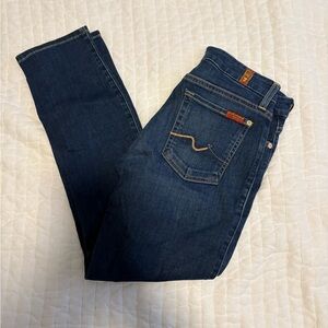 7 for All Man Kind Blue Jeans